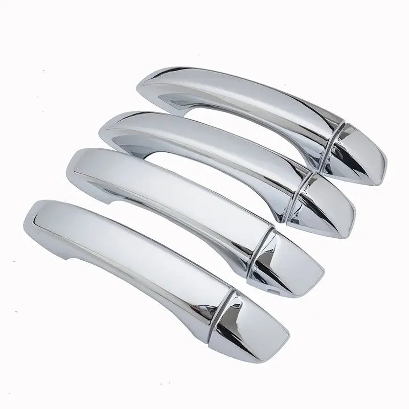 For MG ZS 2017 2018 2019 2020 2021 2022 Carbon Fiber Chrome Car Door Handles Cover Trim Styling Stickers Auto Accessories