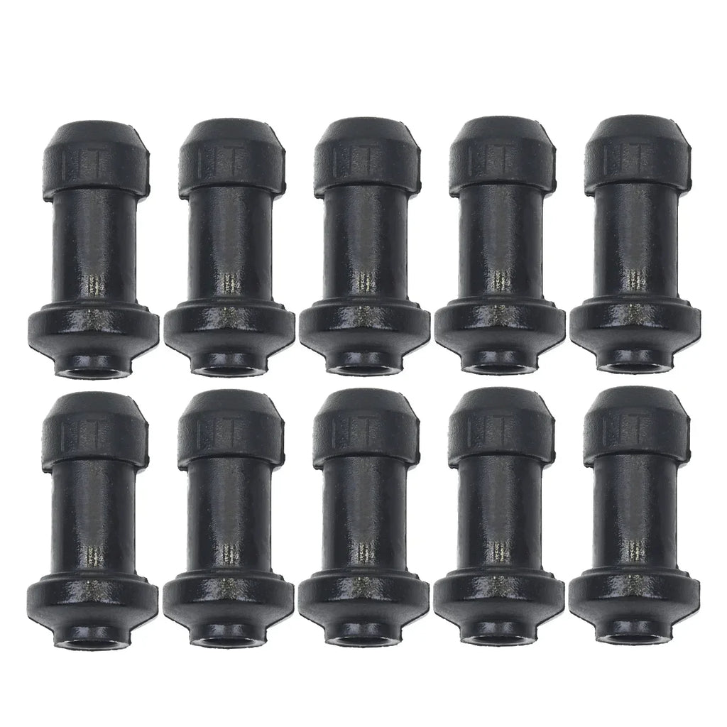 10Pcs 8mm Car Brake Pump Dust Cap Oil Drain Screw Cap Brake Caliper Bleed Nipple Black Screw Dust Caps Cover Rubber Motorcycle