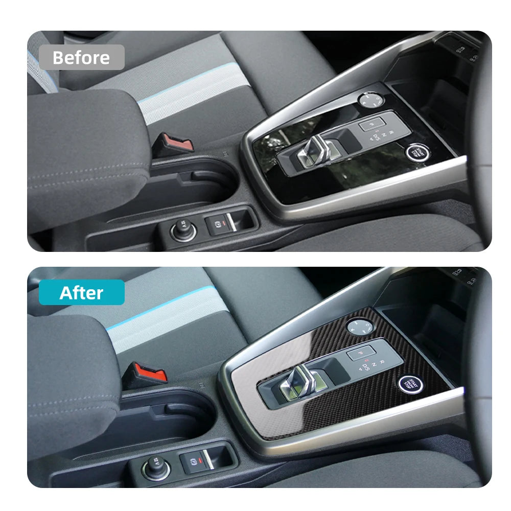 Real Soft Carbon Fiber Sticker for Audi A3 S3 8Y 2021 2022 2