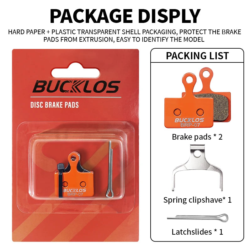 BUCKLOS Bicycle Brake Pads for SHIMANO K03S K04S K05S Bike H