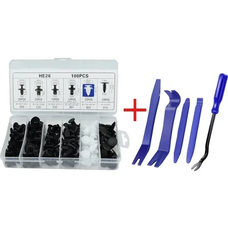 A set Car Disassembly Interior Kit Tool Car Radio Do DVD Player Clip Panel Trim Dash Audio Dashboard Repair Plastic Auto