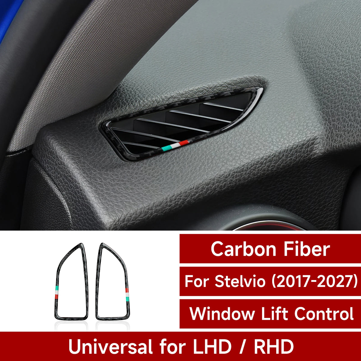 For Alfa Romeo Stelvio 949 (2017-2027) Center Console Side A