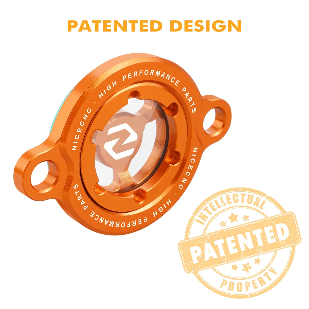 For KTM SXF 450 2009-2025 Engine Oil Filter Cap Cover For KT