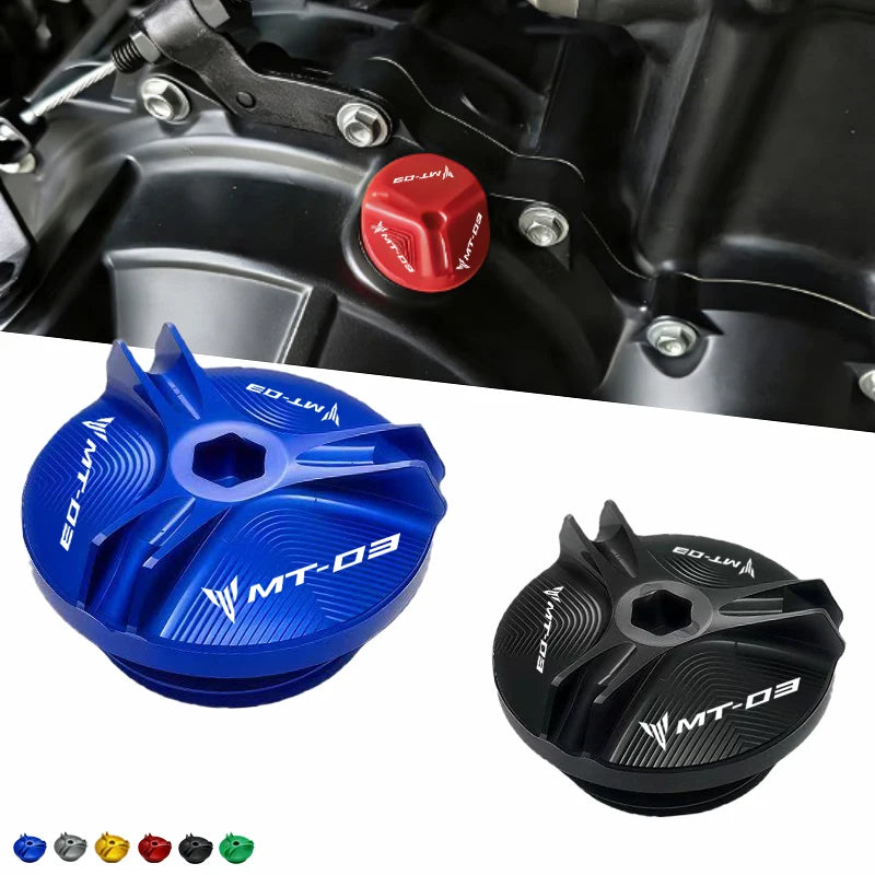 For YAMAHA MT-03 MT03 MT 03 2015-2026 engine oil cap bolts f