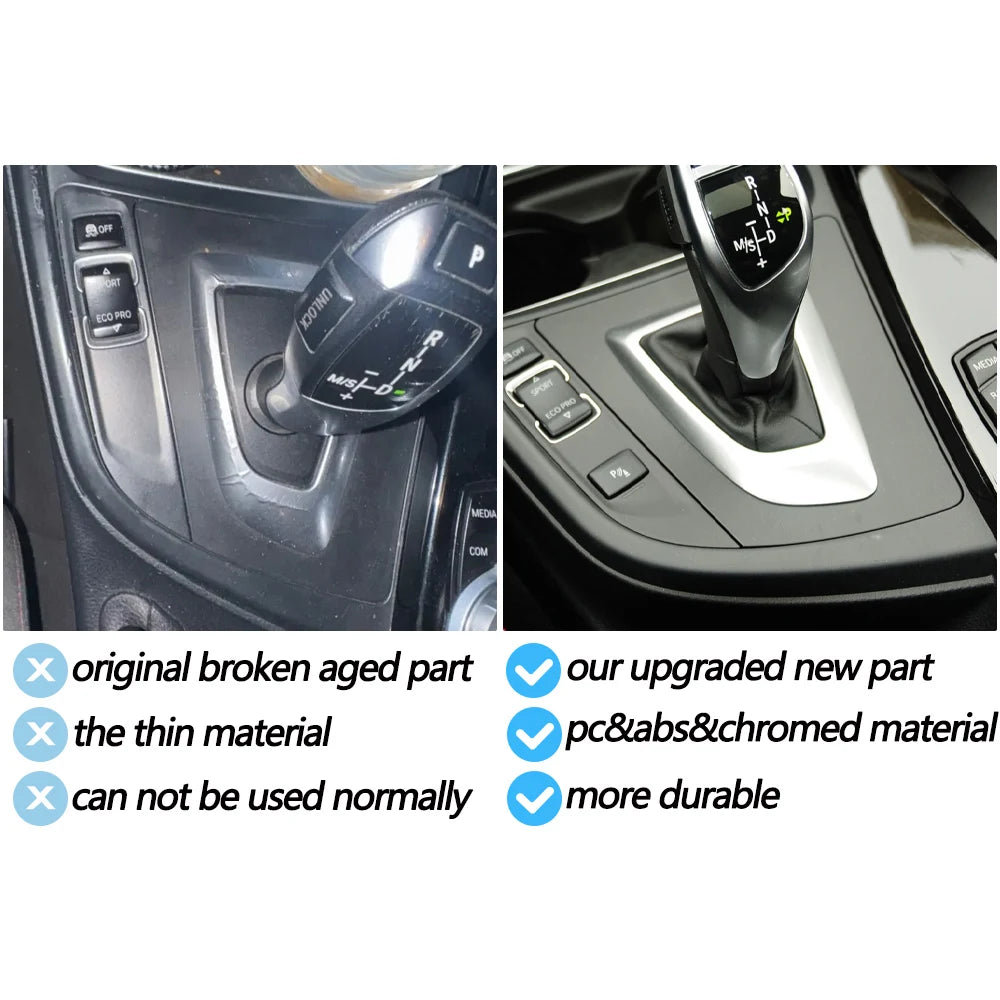LHD RHD Car Gear Shift Selector Trim Cover Transmission Shif