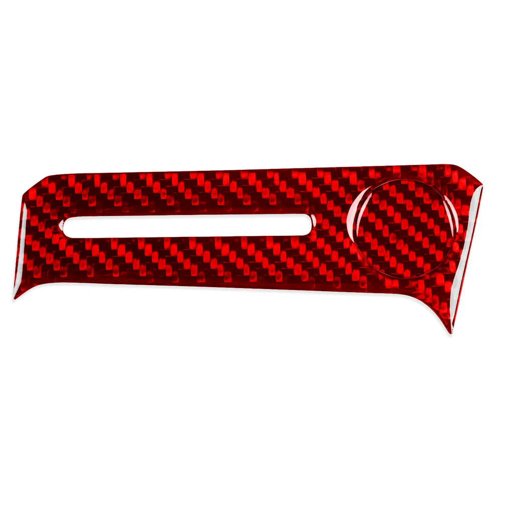 For VolkSwagen VW POLO 2019-2025 Carbon Fiber Window Lifting Gear Shift Console CD AC Trim Car Interior Accessories Sticker