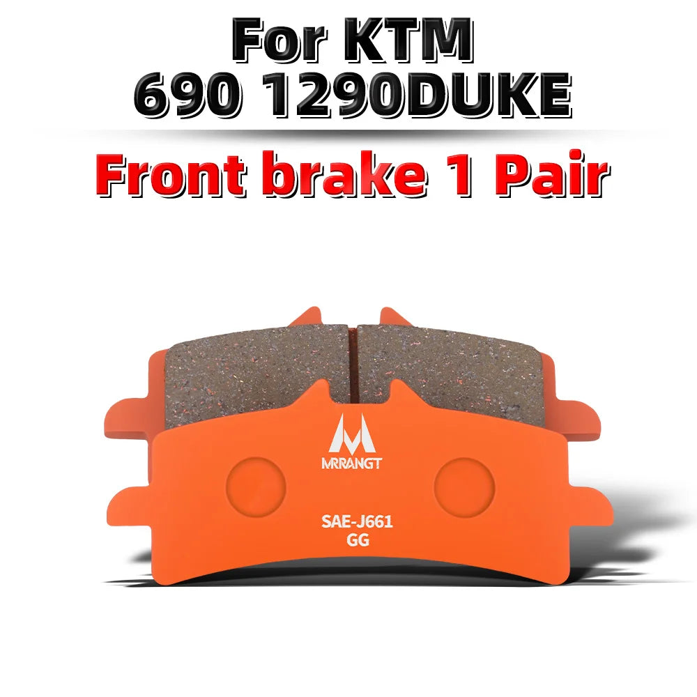 MRRANGT Motorcycle Ceramic Brake Pads Kit For KTM Duke 390 790 1290 Adventure ADV 790 1050 1090 1190 1290 Models Front Rear Set