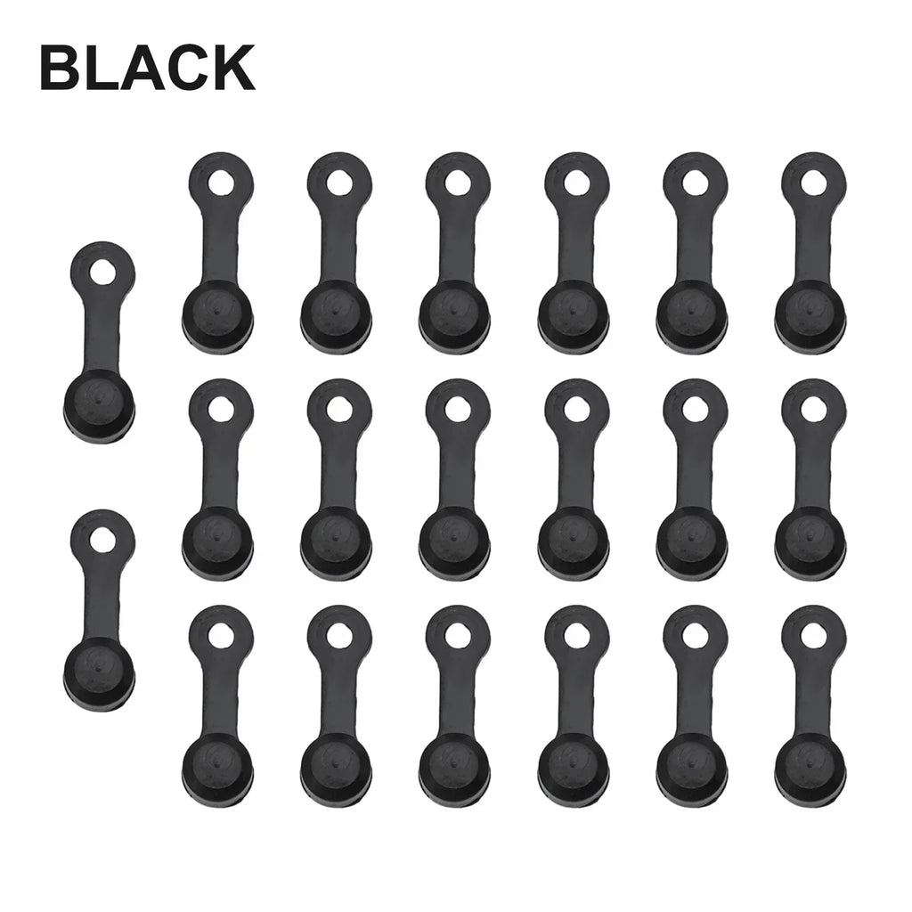 Disc Brake Caliper Bleeder Cover for Shimano Rubber Material Anti Aging Hydraulic Brake Bleed Nipple Cap 20pcs