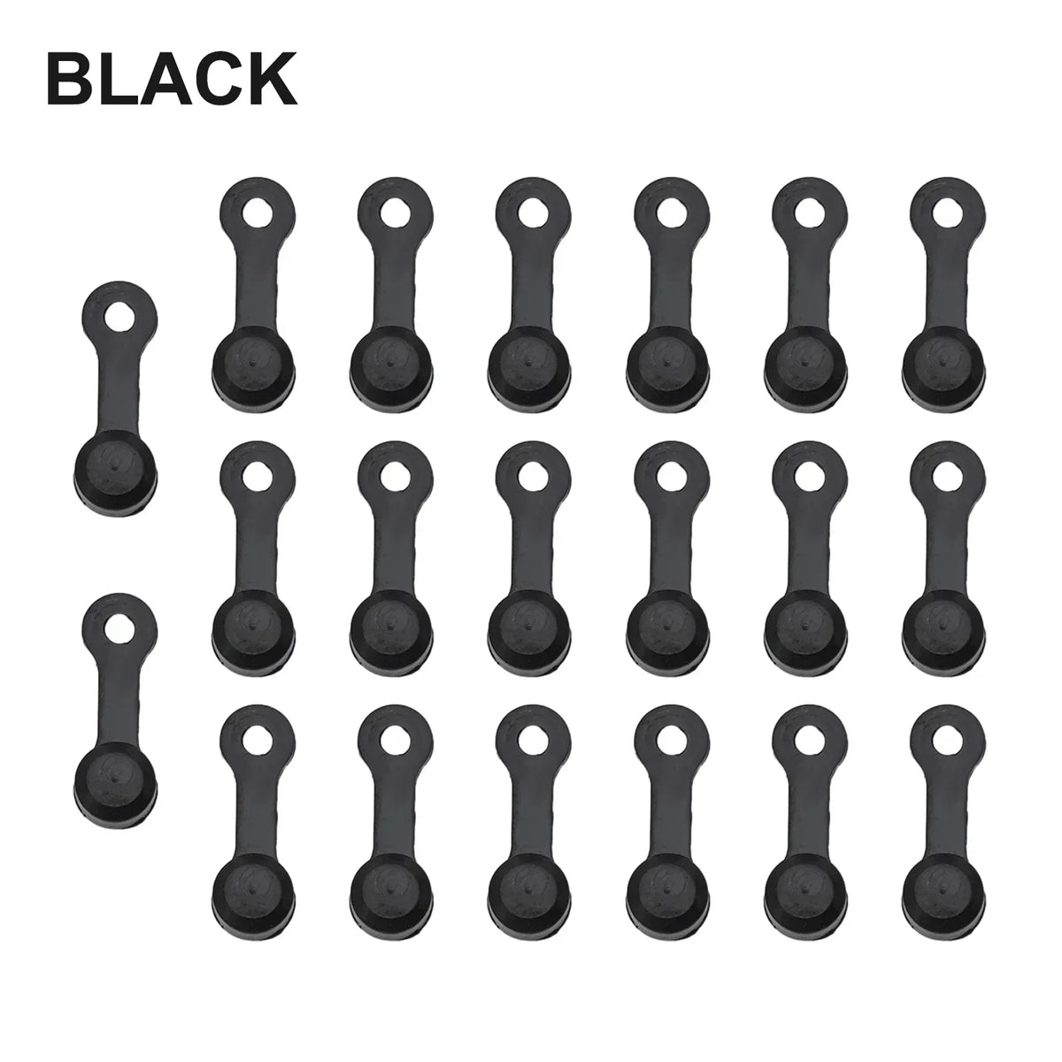Disc Brake Caliper Bleeder Cover for Shimano Rubber Material Anti Aging Hydraulic Brake Bleed Nipple Cap 20pcs