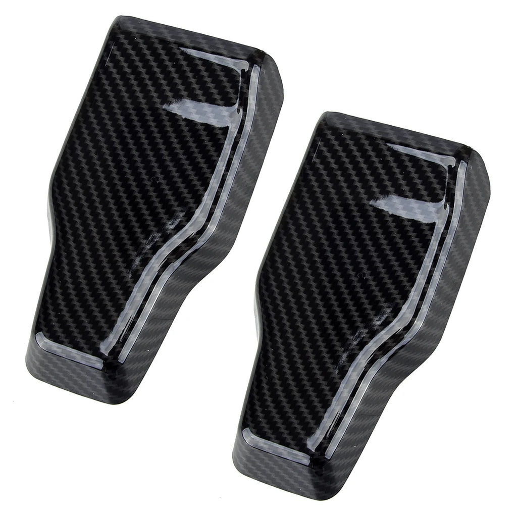 2pcs/set Car Rear Window Glass Hinge Cover Trim ABS Plastic 
