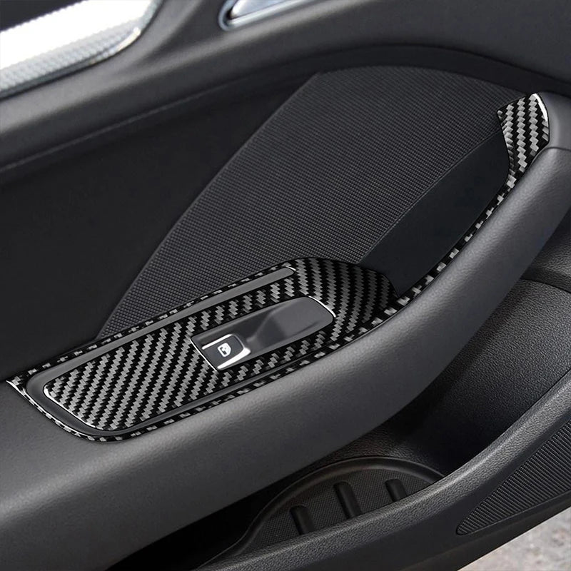For Audi A3 S3 RS3 8V 2013-2019 Accessories Carbon Fiber Cen