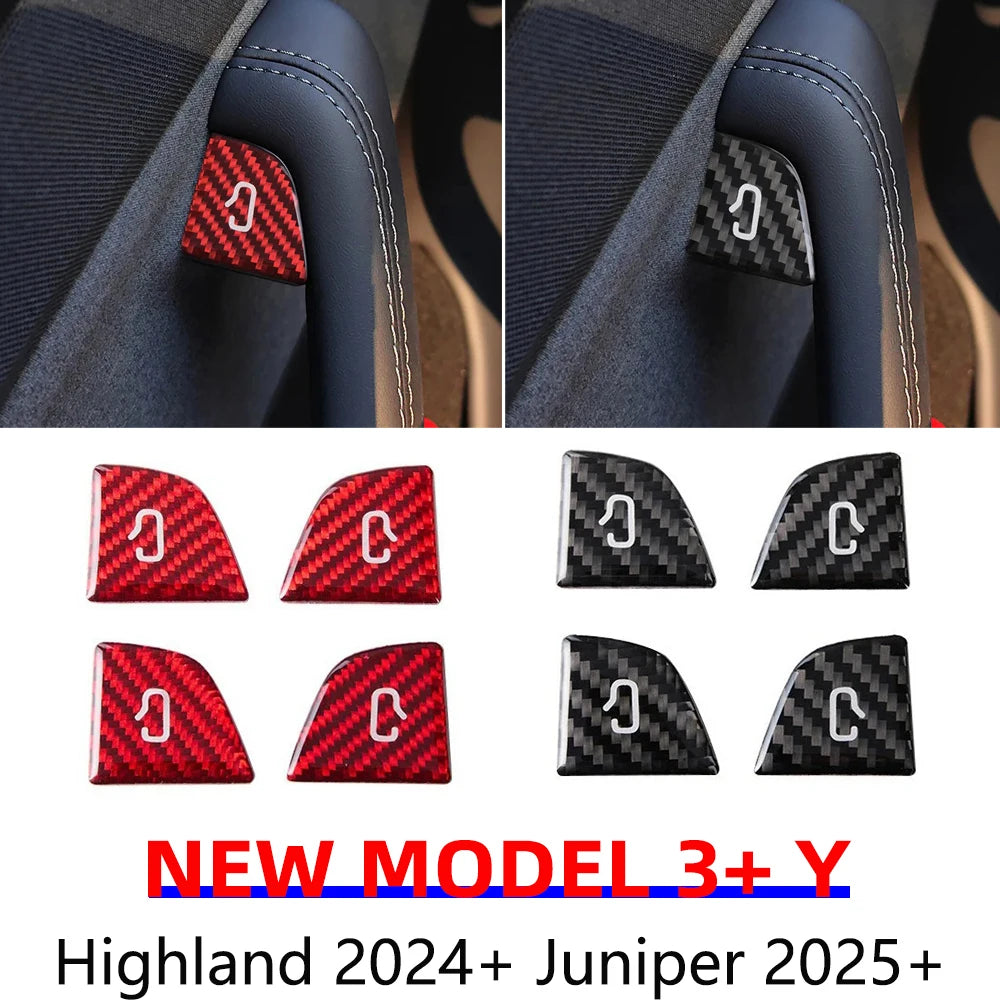 For Tesla Model Y Juniper 2025+ Model 3 Highland 2024 Carbon