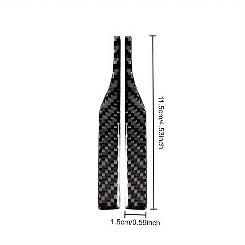2pc Universal Auto Side Mirror Protector Sticker Carbon Fibe