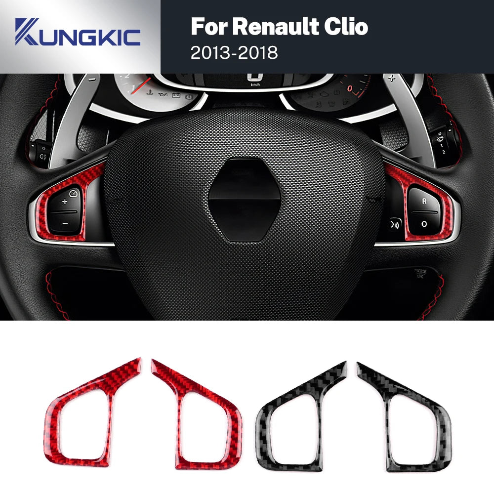 For Renault Clio 4 2013 2014 2015 2016 2017 2018 Soft Carbon