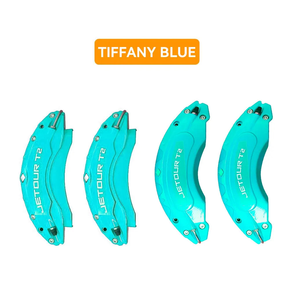 4Pcs Front Rear Wheel Brake Caliper Cover Kit Modification For Chery Jetour Traveller T2 2024
