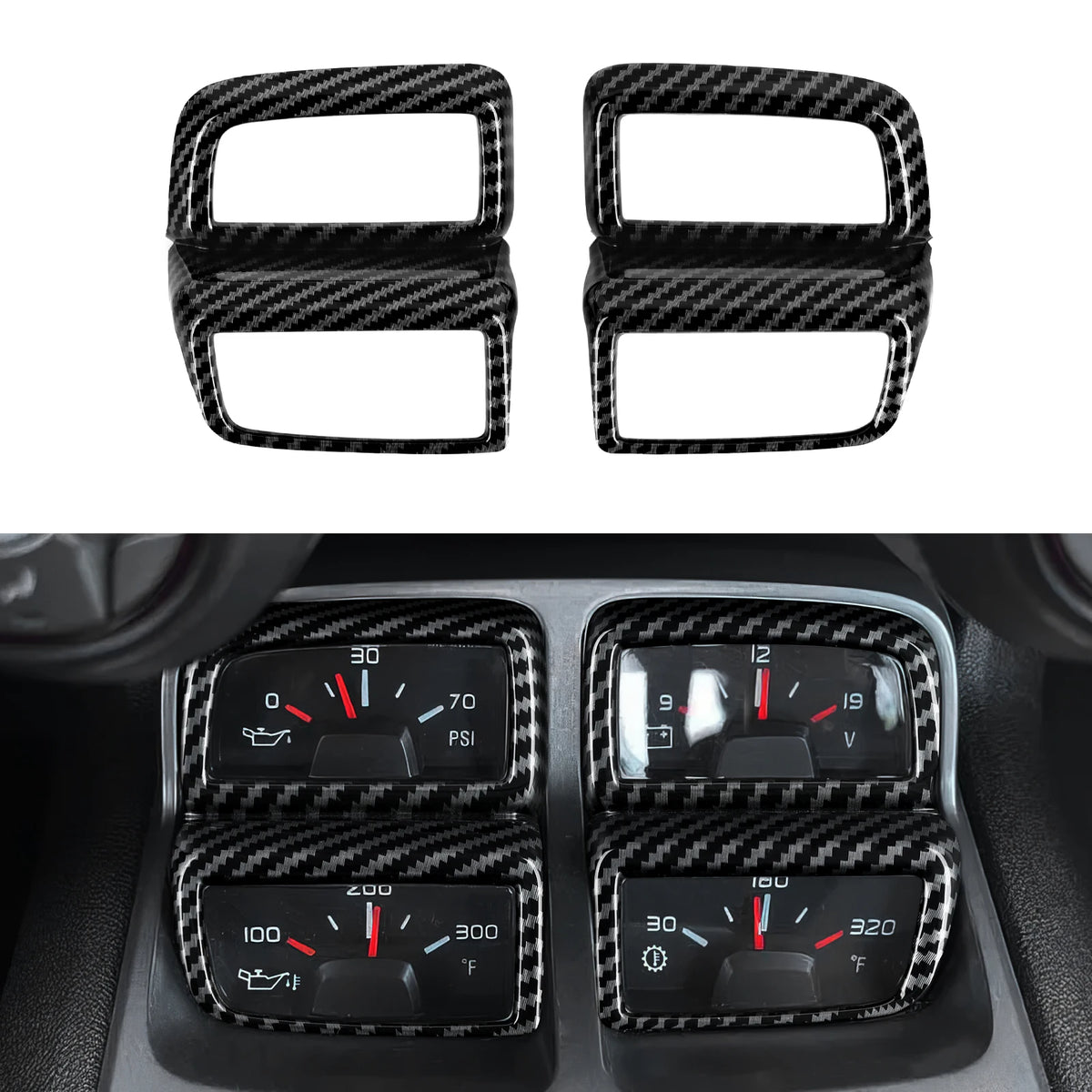 ABS Trim Car Center Console Gear Shift Panel Cover Carbon Fiber Interior Sticker For Chevrolet Camaro ZL1 2010-2015 Accessories