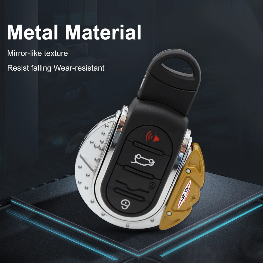 Metal Car Caliper Key Case For Mini Cooper F56 F60 F55 F54 F