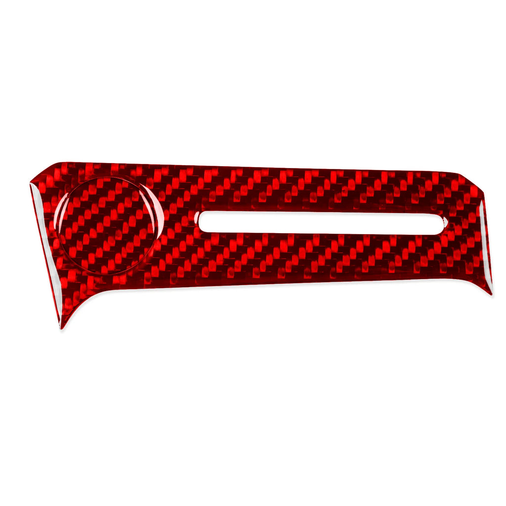 For VolkSwagen VW POLO 2019-2025 Carbon Fiber Window Lifting Gear Shift Console CD AC Trim Car Interior Accessories Sticker