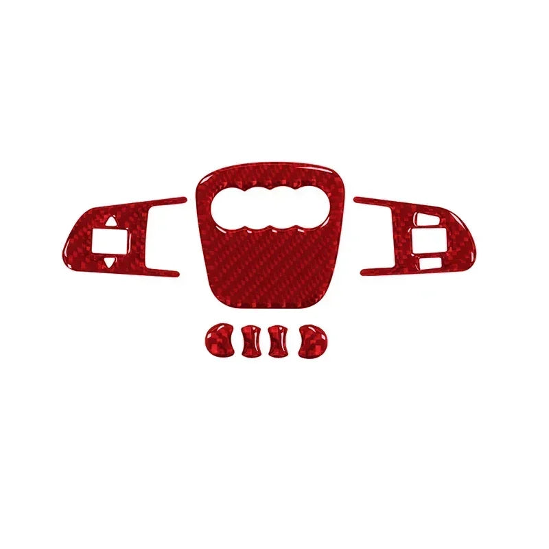 Real Carbon Fiber For Audi A4 B8 8K A6 C6 4F Q5 8R Q7 4L A3 Car Steering Wheel Ring Trim Sticker Cover Auto Accessories