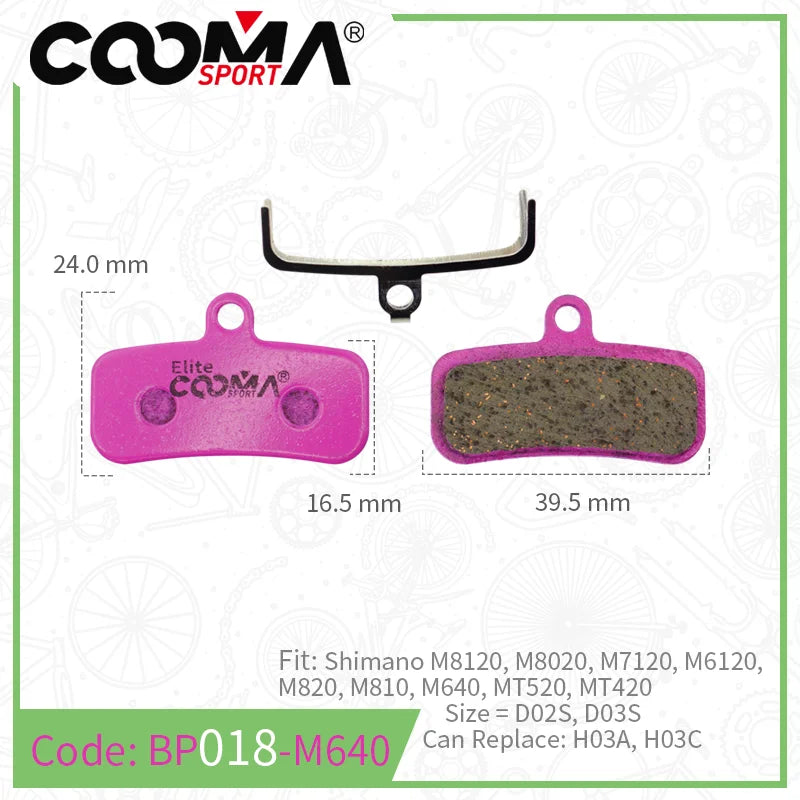 Ceramic Bicycle Brake Pads for SRAM Avid Shimano Magura Hayes Formula Hope MTB Road Bike 4 Pairs Elite