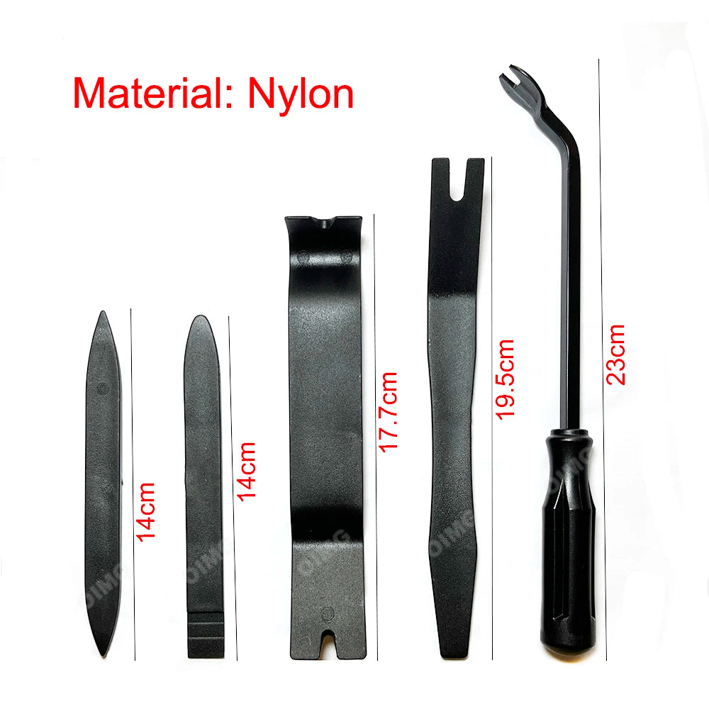 Metal Auto Door Clip Trim Remover Tools Kits Car Interior Da