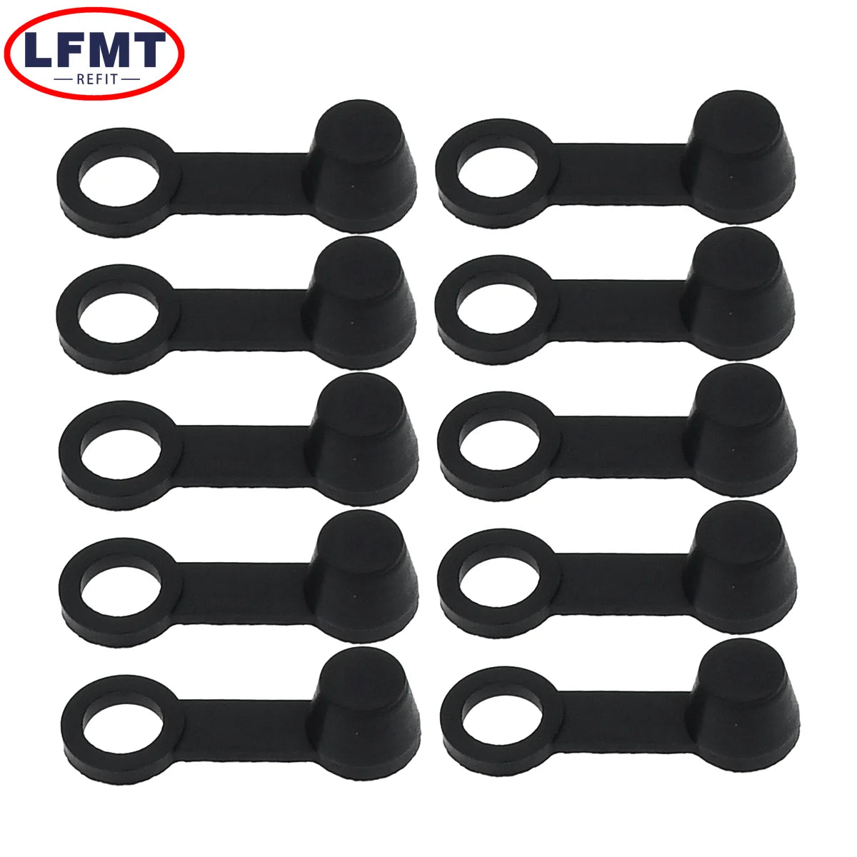 10/5 sets Brake Upper Lower Pump Caliper Shock Absorber Sleeve Dust Cover Rubber Disc Waterproof Cap for Motorcycle Scooter Bike