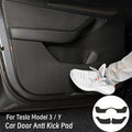 Car Door Anti-Kick Pad For Tesla Model Y/ 3 Highland Leather
