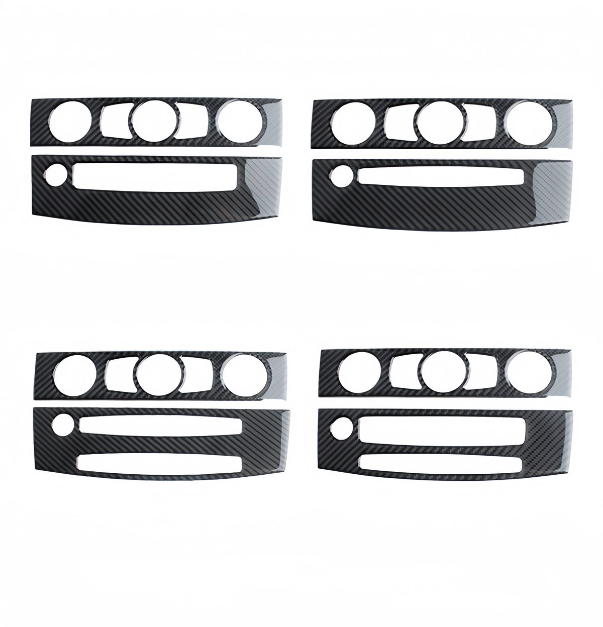 For BMW E60 2004-2010 Carbon Fiber Interior Car Central Cons