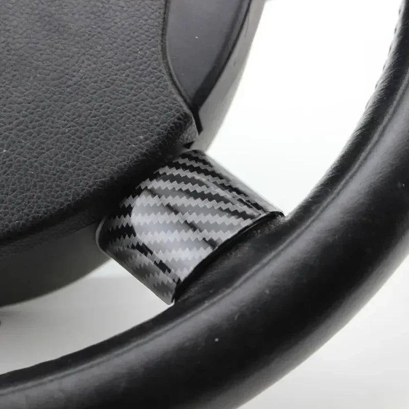 4Pcs/Set Interior Car Steering Wheel Panel Cover Trim Sticke
