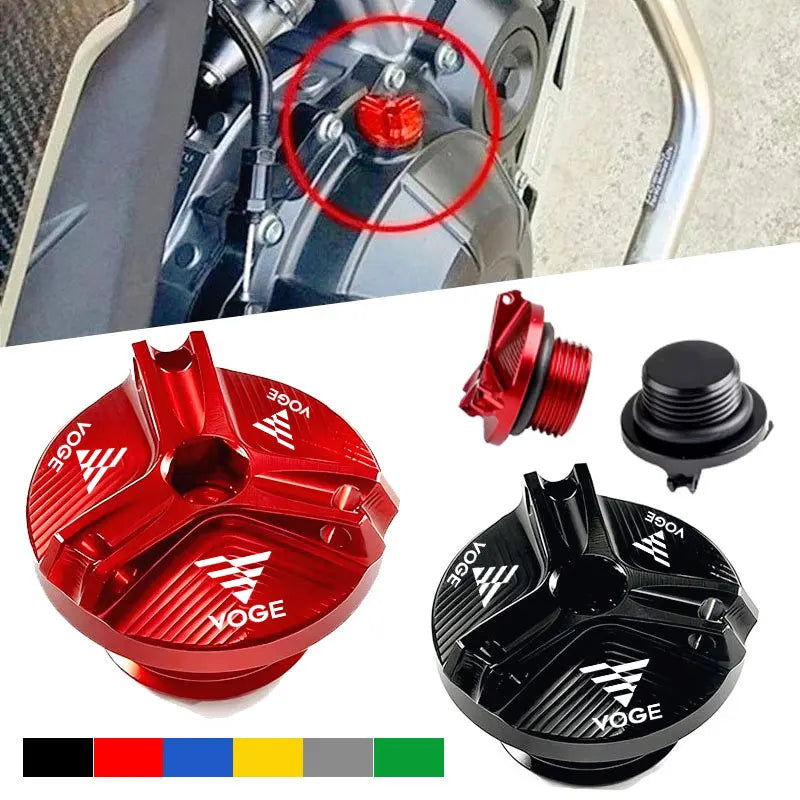 Motorcycle Accessories Engine Oil Filler Cap Oil Plug Cover 