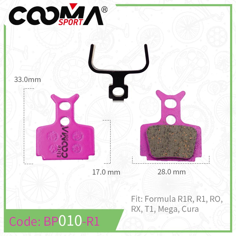 Ceramic Bicycle Brake Pads for SRAM Avid Shimano Magura Hayes Formula Hope MTB Road Bike 4 Pairs Elite
