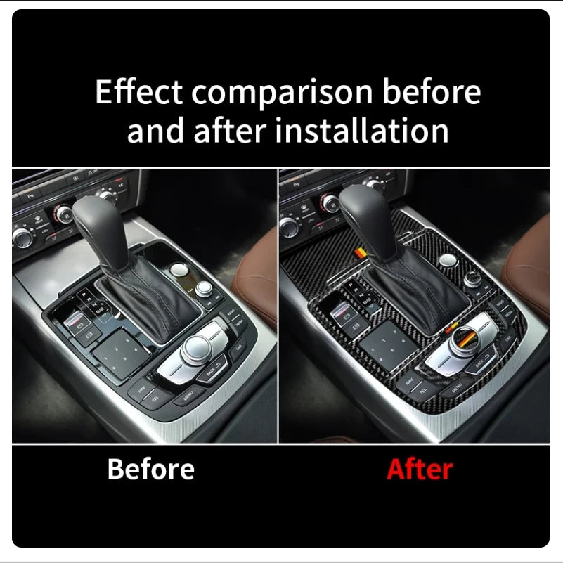 Car Interior Accessories Moulding Carbon Fiber Stickers Cent