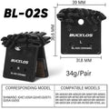 BUCKLOS Ceramic Brake Pads Bike MTB Hydraulic Brake Disc Pads Mountain Road Bike Brake Disk Pads For Shimano Brake Accessories