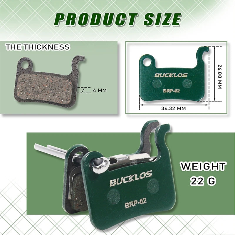BUCKLOS Ceramic Hydarulic Disc Brake Pads For SHIMANO A01S M