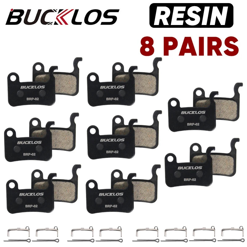 BUCKLOS Resin Disc Brake Pad For SHIMANO A01S Wear-resistant Hydraulic Brake Pads MTB Brake Pads for M06 M07 Cycling Parts