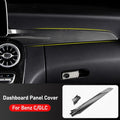 2Pcs Car Carbon Fiber Texture Central Console Dashboard Pane