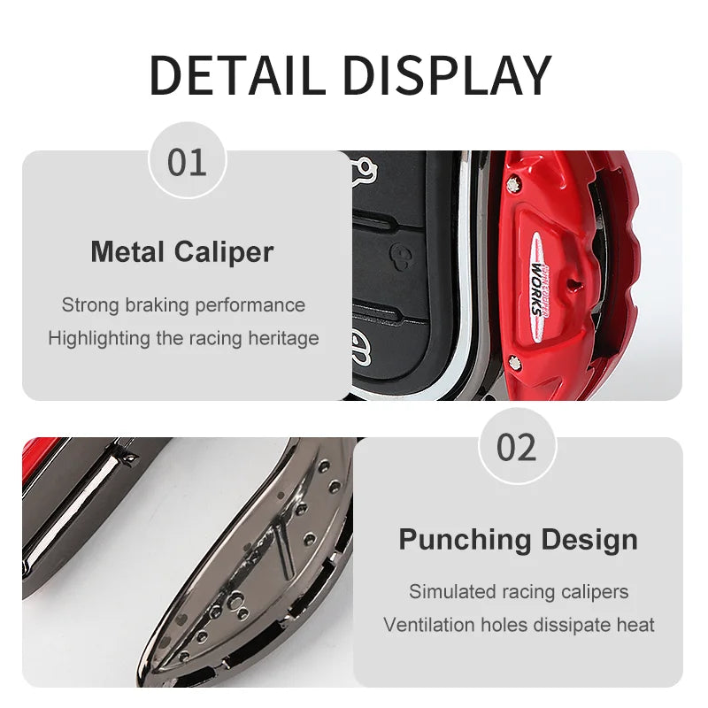 Metal Car Caliper Key Case For Mini Cooper F56 F60 F55 F54 F