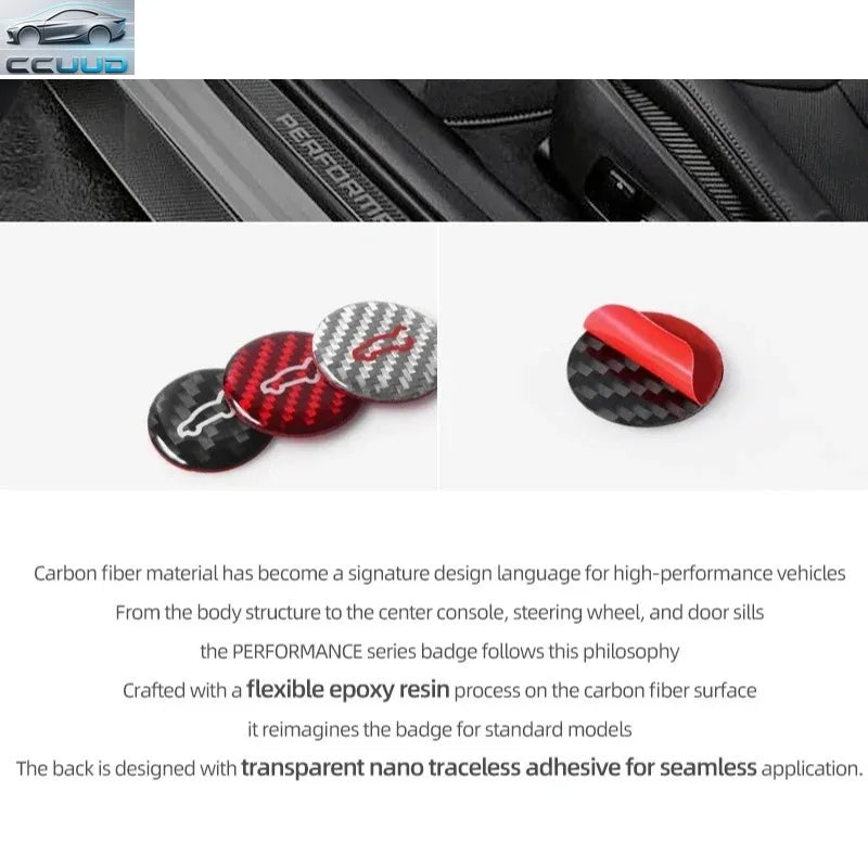 For Tesla Model 3 Highland 2024 Model Y Model 3 Carbon Fiber