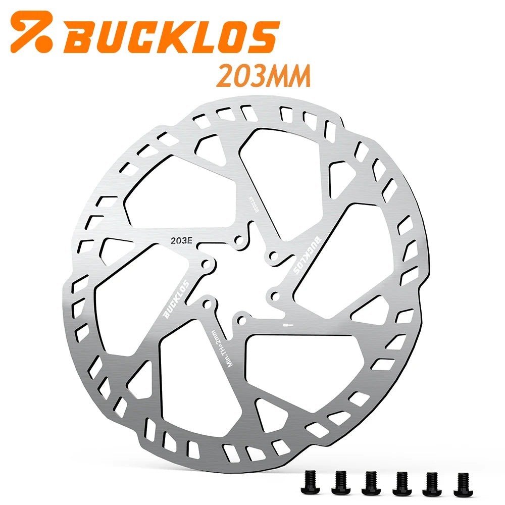 BUCKLOS 2.3MM E-Bike Brake Disc 220MM Electric Bicycle Rotor 140/160/180/203MM Dirt Bike Disc Brake Rotor For Surron Segway Tala