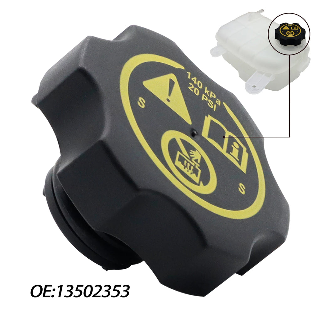 13502353 Car Tank Radiator Expansion Water Tank Cap For Vaux