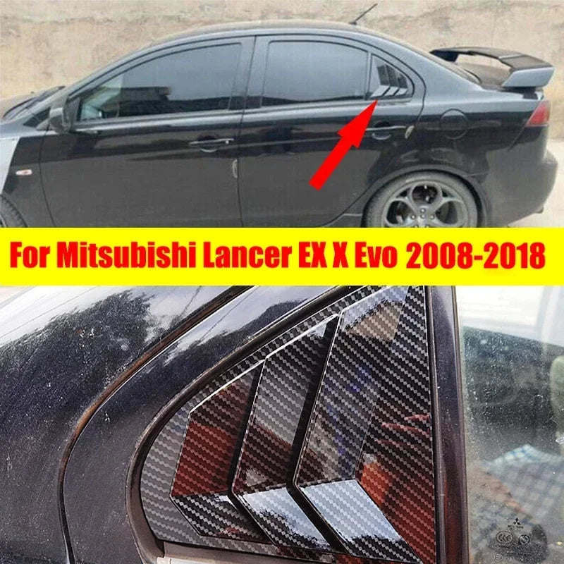 For Mitsubishi Lancer EX X EVO 2008-2018 Rear Window Side Ve