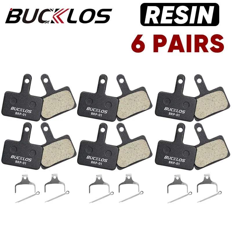 BUCKLOS Brake Pads Resin MTB Road Bike Hydraulic Disc Pads For SHIMANO MT200 B01S Wear-resistant Durable Bicycle Disc Brake Pads
