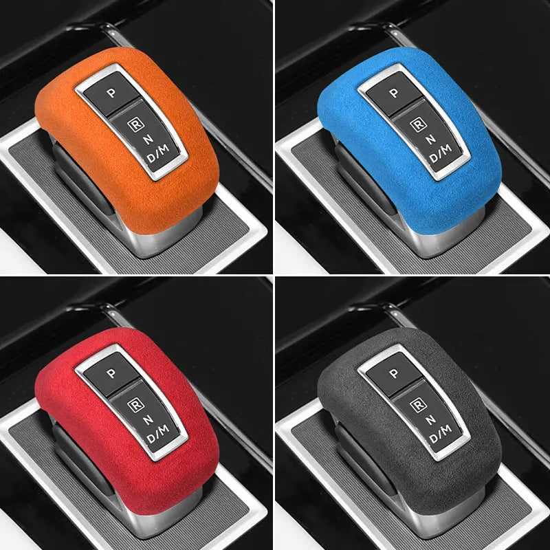 Made of Alcantara For Mitsubishi Outlander 2023 Car Gear Shi