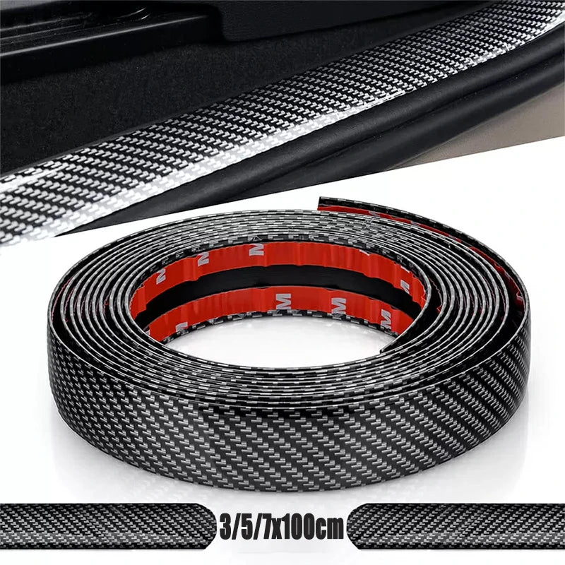 Carbon Fiber Universal Car Sticker Bumper Step Protection St