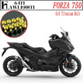 FLAWLESSTI Gr5 Titanium Bolt Windshield Mirror Bar End Front