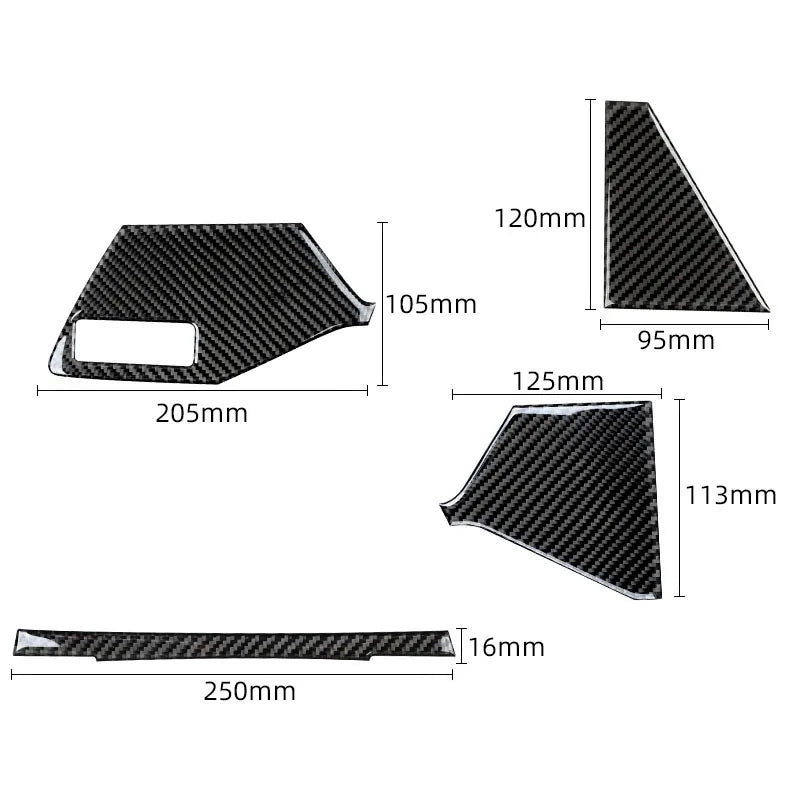 Real Soft Carbon Fiber Sticker for Audi A3 S3 8Y 2021 2022 2