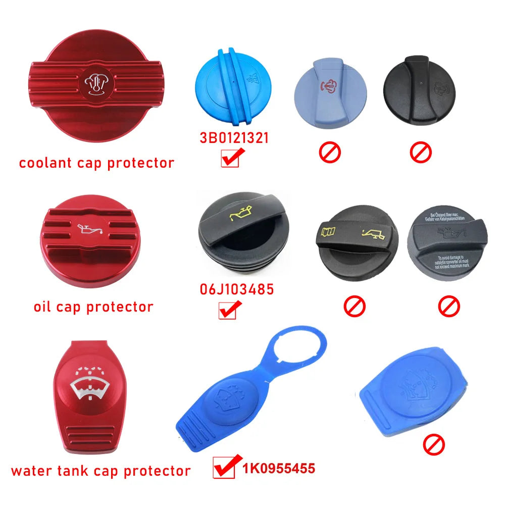 Tank Cap / Bottle Cap / Oil Cap for VW CC Golf GTI Audi Seat
