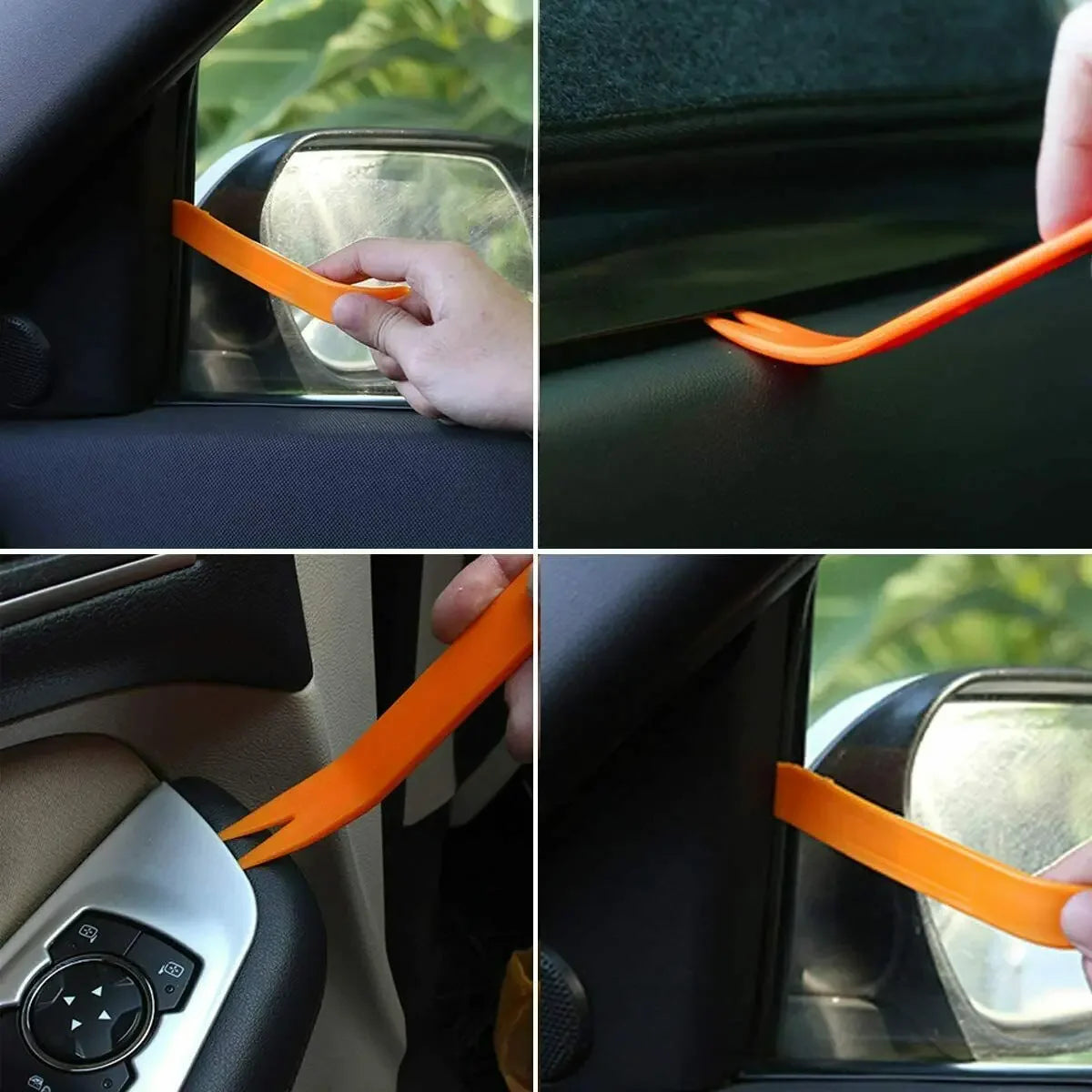 4X CAR TRIM REMOVAL TOOL KIT PANEL DOOR PRY DASH PLASTIC INT