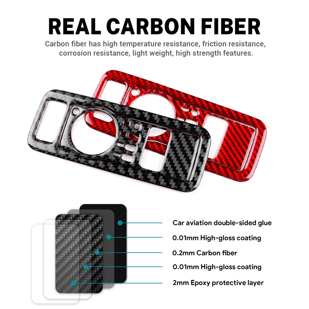 Real Soft Carbon Fiber Sticker For Ford Mustang GT Dark Hors