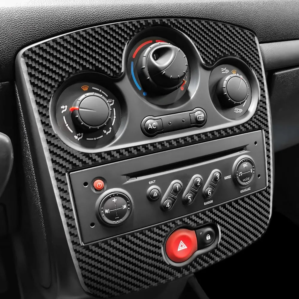 Carbon Fiber For Renault Clio 3 MK3 2006-2012 Car Center Con